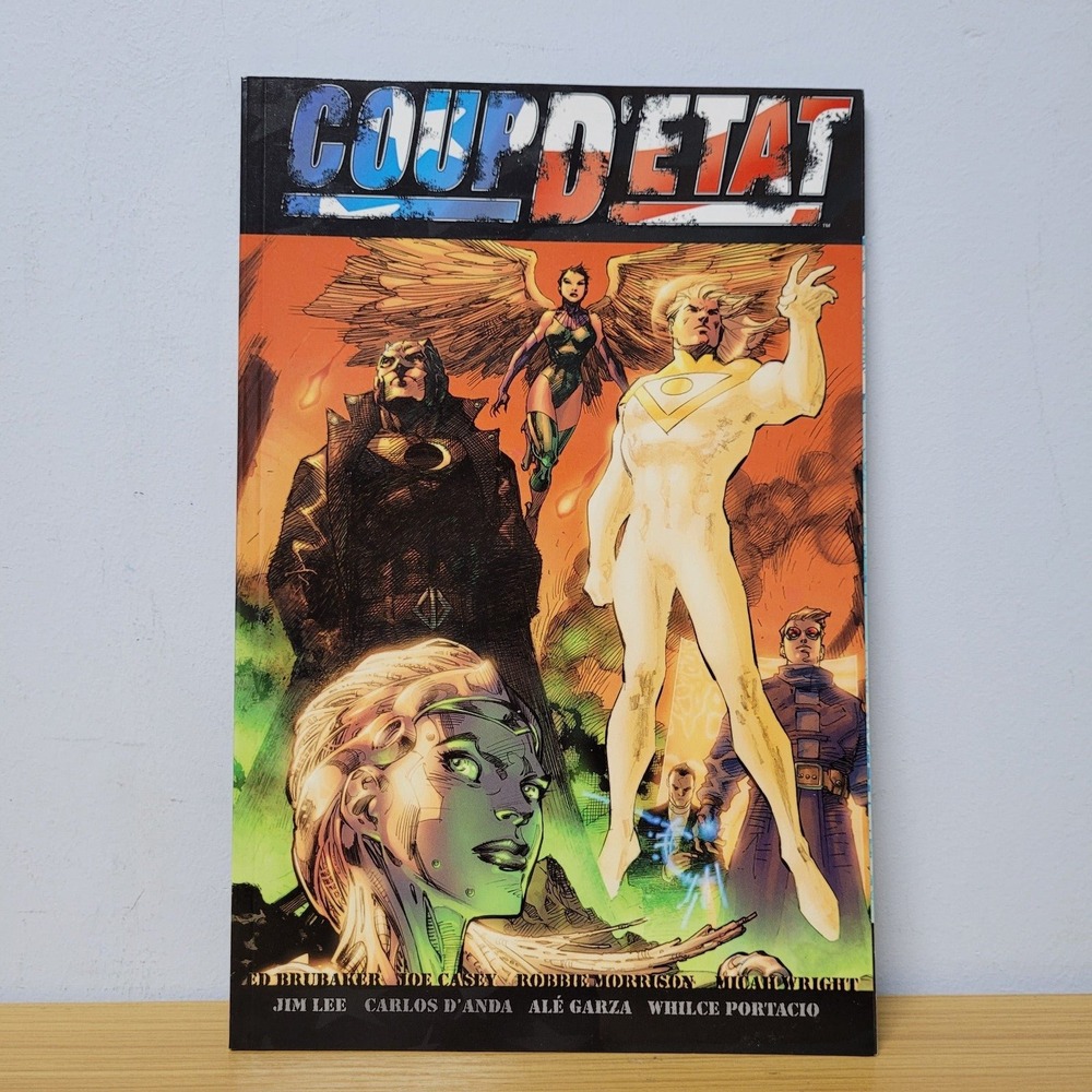 Coup D'Etat 2004 DC Comics Paperback Book Super‎ Hero Ed Brubaker